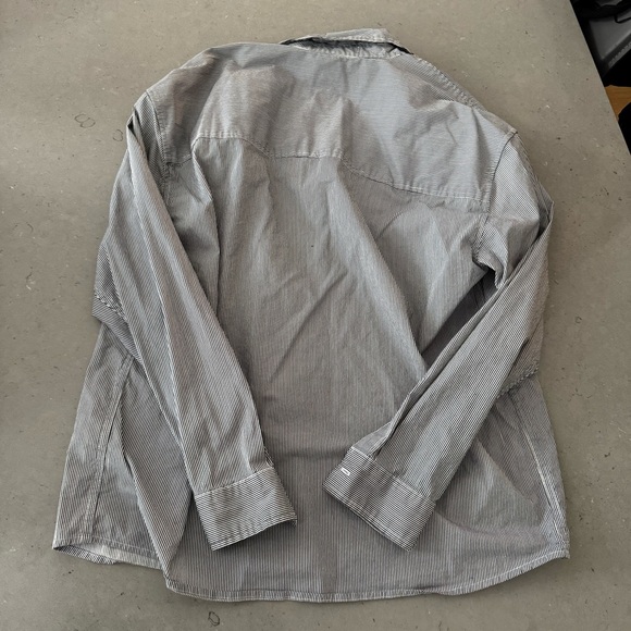 Button-Up Poplin Striped Matching Set - Picture 9 of 13